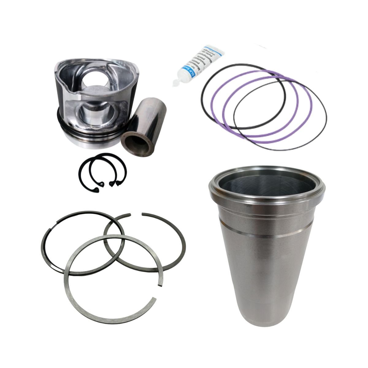 Imagem do produto KIT CAMISA PISTAO E ANEIS KAD44 KAD300 KAMD44 3586722 