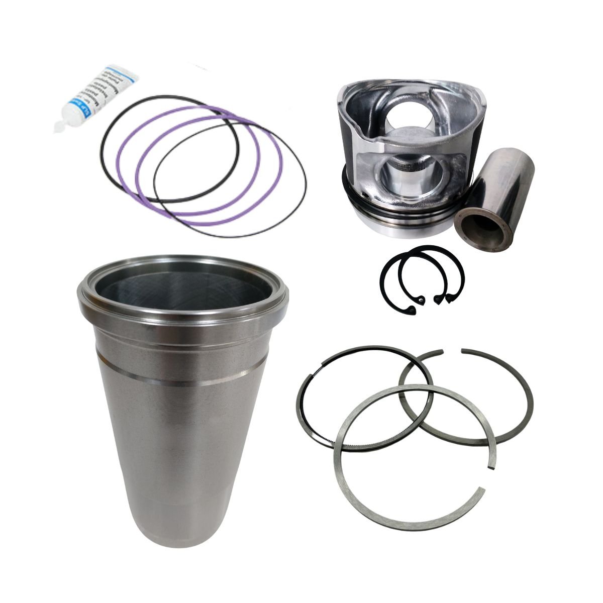 Imagem 1 do produto KIT CAMISA PISTAO E ANEIS KAD44 KAD300 KAMD44 3586722 