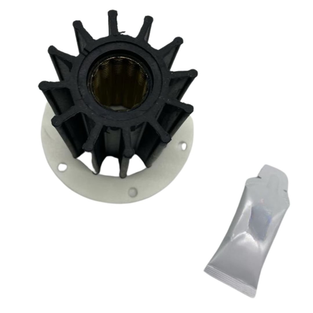Imagem 2 do produto KIT IMPELLER ROTOR EIXO GROSSO 12 ALHETAS D6-300 D6-370 6LY2