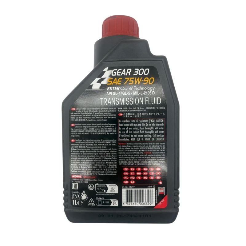 Imagem 1 do produto OLEO 75W90 PARA RABETAS VOLVO PENTA
