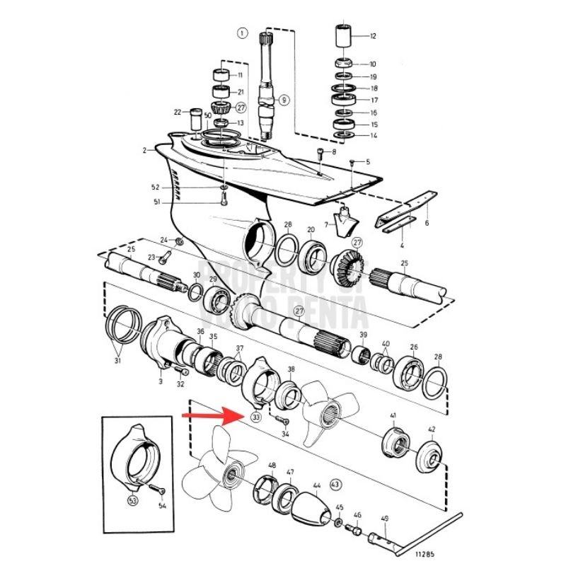 Imagem 3 do produto ARRUELA ZINCO HELICE DP-A DP-B DP-C AQ290DP DP-D DP-E 875821